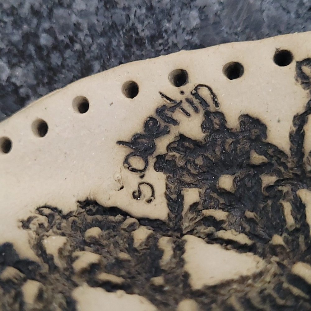 Handcrafted Clay Wall Pocket - Flower Vase - Picture 7 of 10